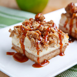 Caramel Apple Cheesecake Bars