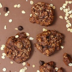 Chocolate Espresso Oatmeal Cookies