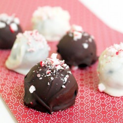 Peppermint Oreo Truffles