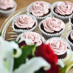 Pendelton Rose Cupcakes