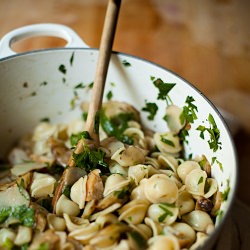 Sunchokes and Orecchiette