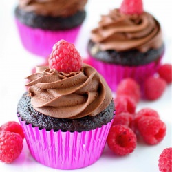 Chocolate Raspberry Cupcakes