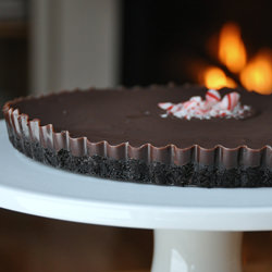 Chocolate Peppermint Truffle Tart