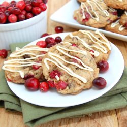 Triple-Chocolate Cranberry Cookies