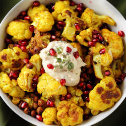 Curry Roasted Cauliflower