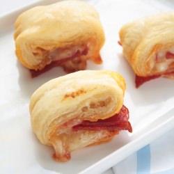 Pepperoni Swiss Honey Mustard Puffs