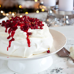 Pavlova with Pomegranate