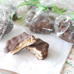 Chocolate Covered Peanut Butter Crisps
