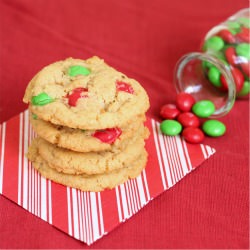 Peanut Butter M&M Cookies