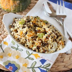 Roasted Vegetable Wild Rice Pilaf