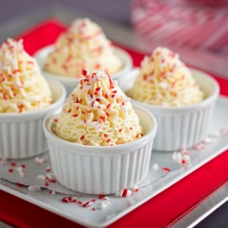 White Chocolate Peppermint Mousse
