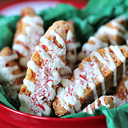 Candy Cane Biscotti