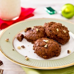 Mint Chocolate Chunk Cookies