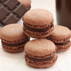 Chocolate Macarons