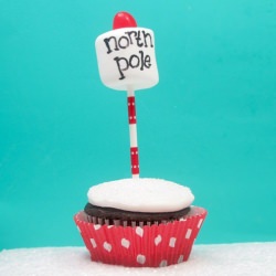 North Pole Cupcakes