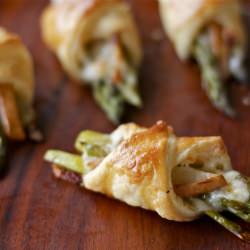 Asparagus and Pear Bites