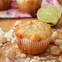 Macadamia Coconut Lime Muffins