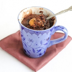 Chocolate Caramel Mug Cake