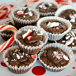 Mint Brownie Bite Truffles