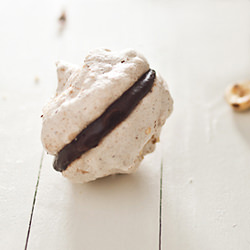 Chocolate Hazelnut Meringue Cookies