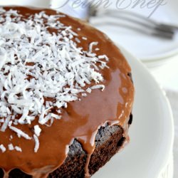 Chocolate Coconut Milk Cake