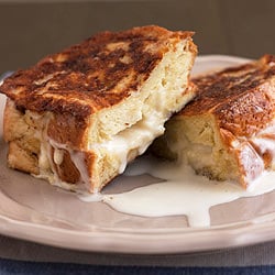 Eggnog-Stuffed French Toast
