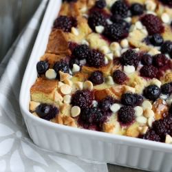 Berry Bread Pudding