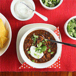 Mexican Black Bean Turkey Chili