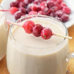 Cranberry Egg Nog
