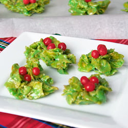 Holly Cookies