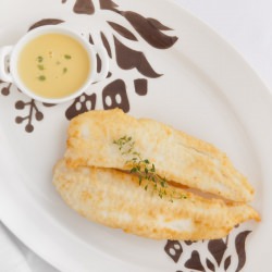 Halibut w/ Lemon sauce