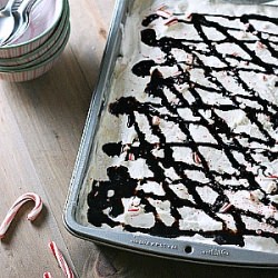 Candy Cane Ice Cream Cake