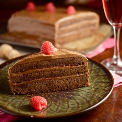 Chocolate-Raspberry Cake