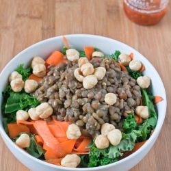 Maple-Sriracha Lentils