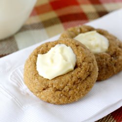 White Chocolate Topped Gingerbread