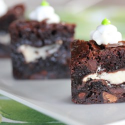 Peppermint Pattie Brownies