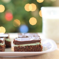 Double Chocolate Mint Brownies