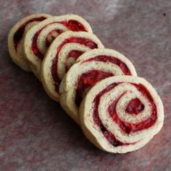 Cranberry Swirl Cookies