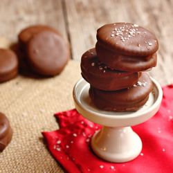 Chocolate Peanut Butter Sandwich Cookies