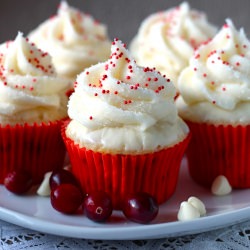 Cranberry White Chocolate Cupcakes