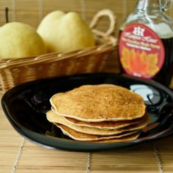 Eggless Pear Pancake