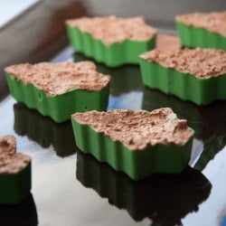 Christmas Tree Mousse Cups