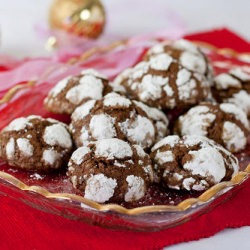 Chocolate Crackle Cookies