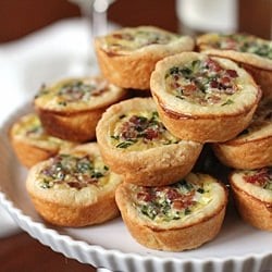 Pancetta Parmesan Tassies