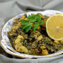 Persian Herb Stew of Chicken