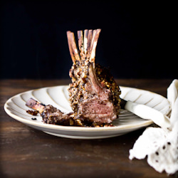 Raspberry Balsamic Rack of Lamb