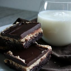 Peanut Butter Truffle Brownies