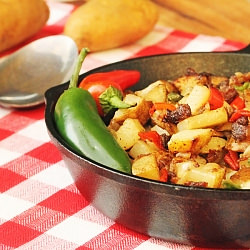 Cheesy Jalapeno and Bacon Potatoes