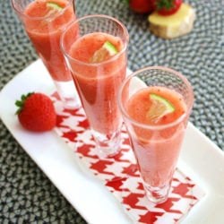 Strawberry Ginger Lime Shots