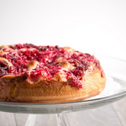 Cranberry Brioche Coffee Cake